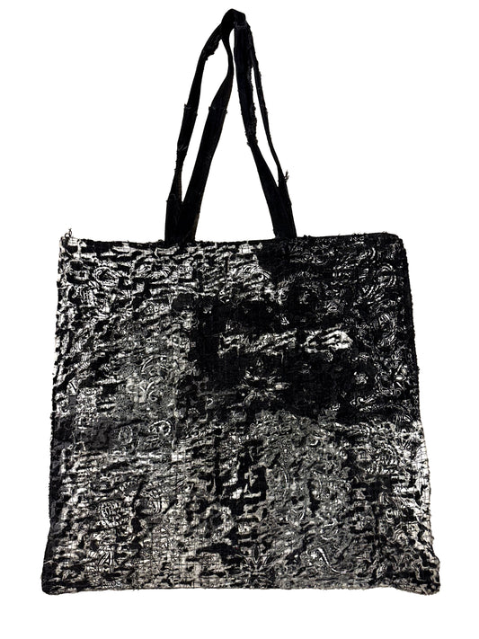 Boro Tote Bag - Grey Scale